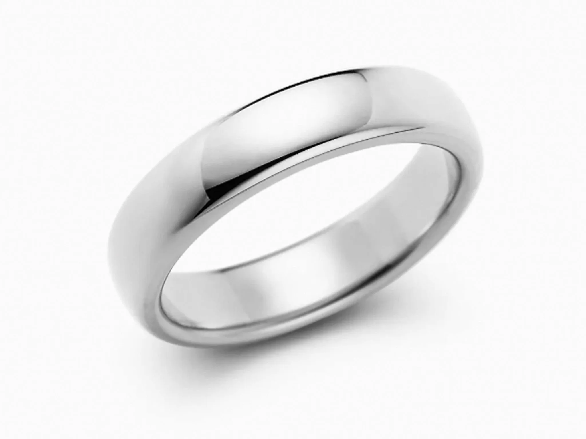 Tiffany Forever Wedding Band Ring in Platinum 4.5 mm Wide