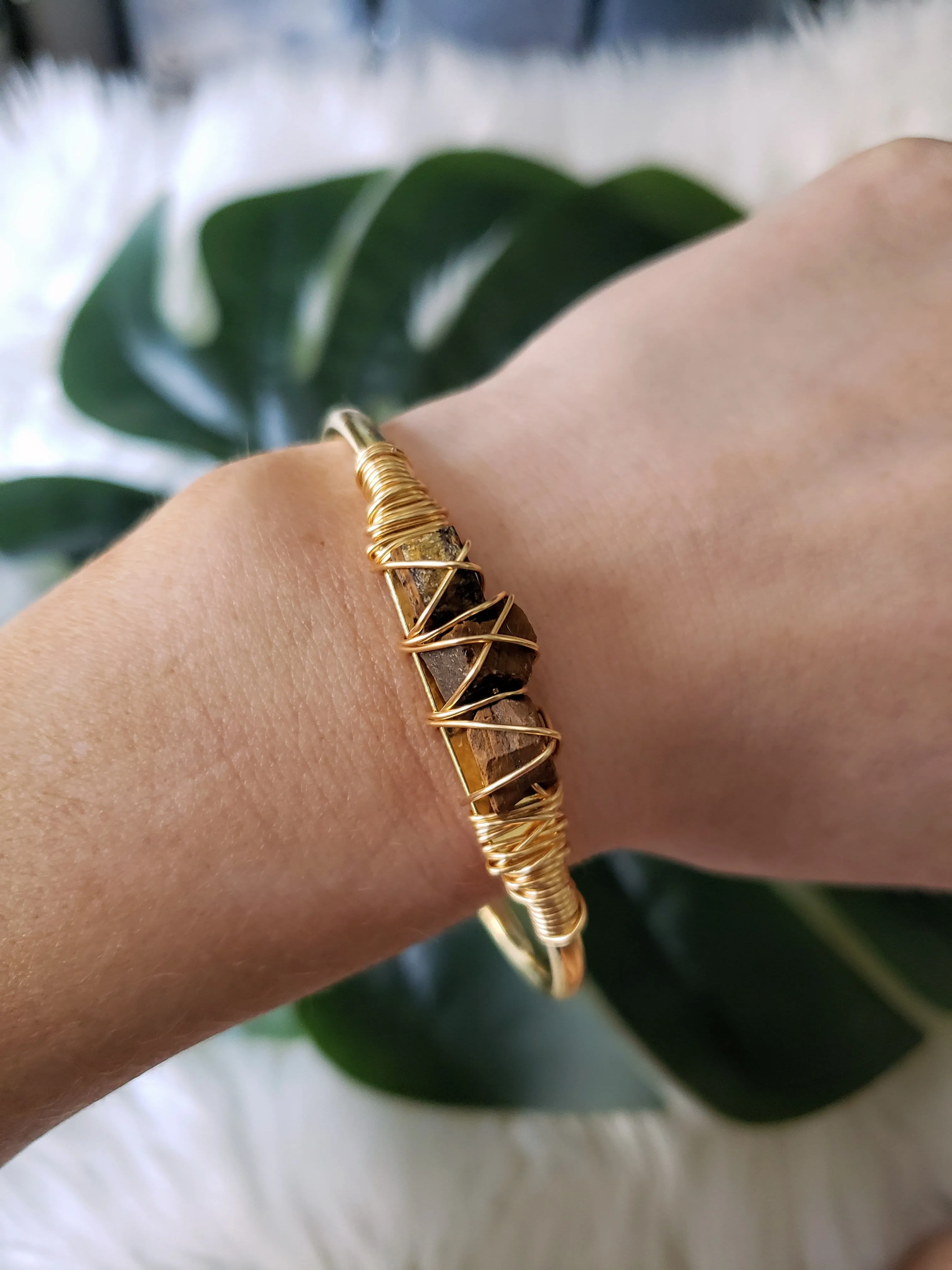 Tiger's Eye Gemstone Bracelet