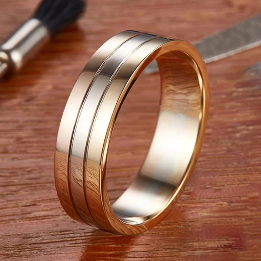 Trinity Diamond Wedding Matching Couple Rings