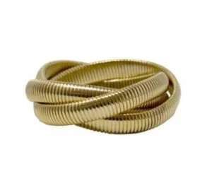 Triple Gold Cobra Bracelet