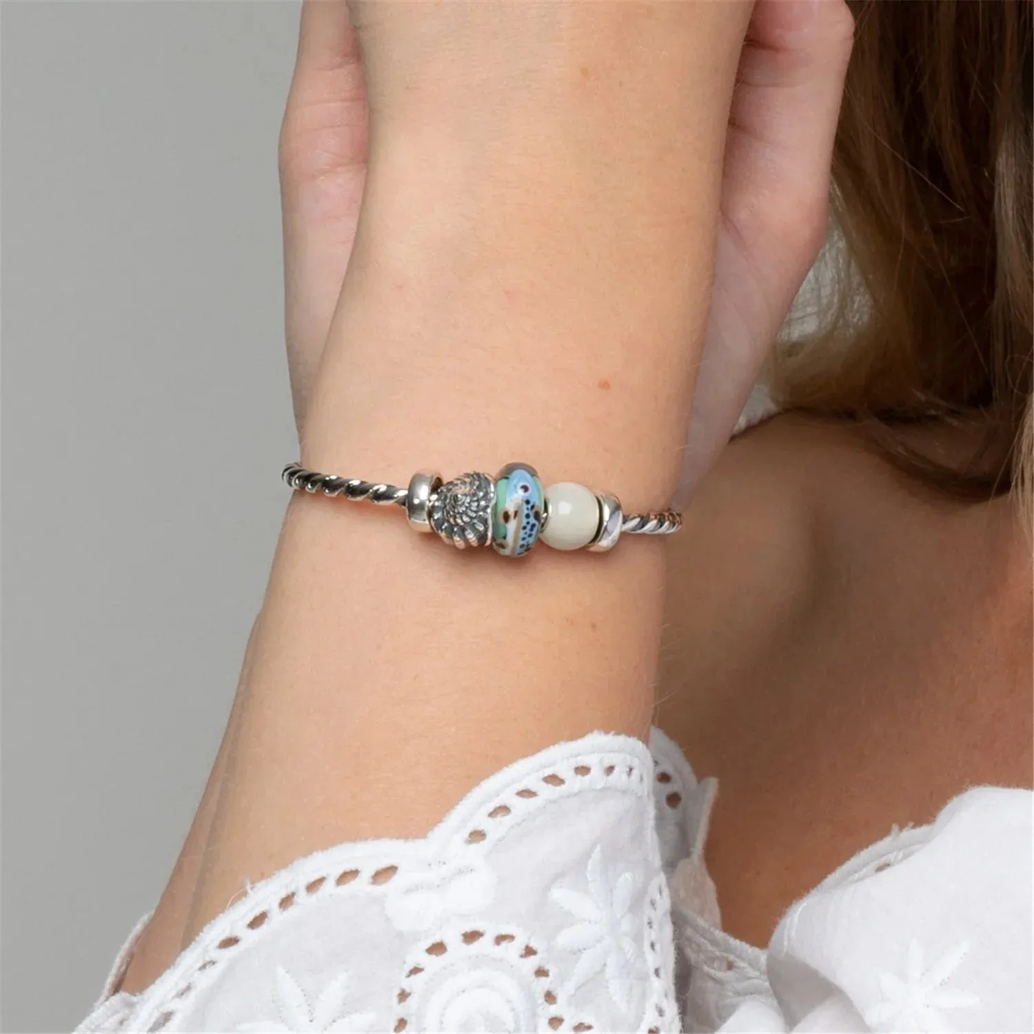 Trollbeads - Silfurstopparar (2 stk)