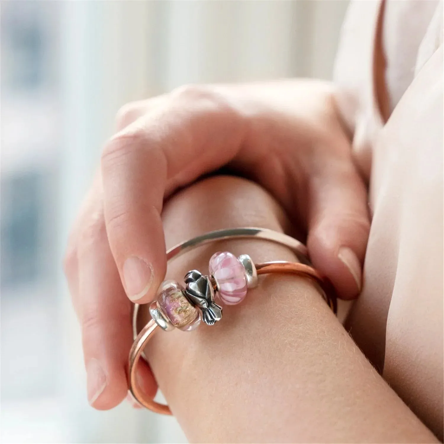 Trollbeads - Silfurstopparar (2 stk)