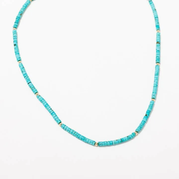 Turquoise Beaded Layering Necklace | Larissa Loden
