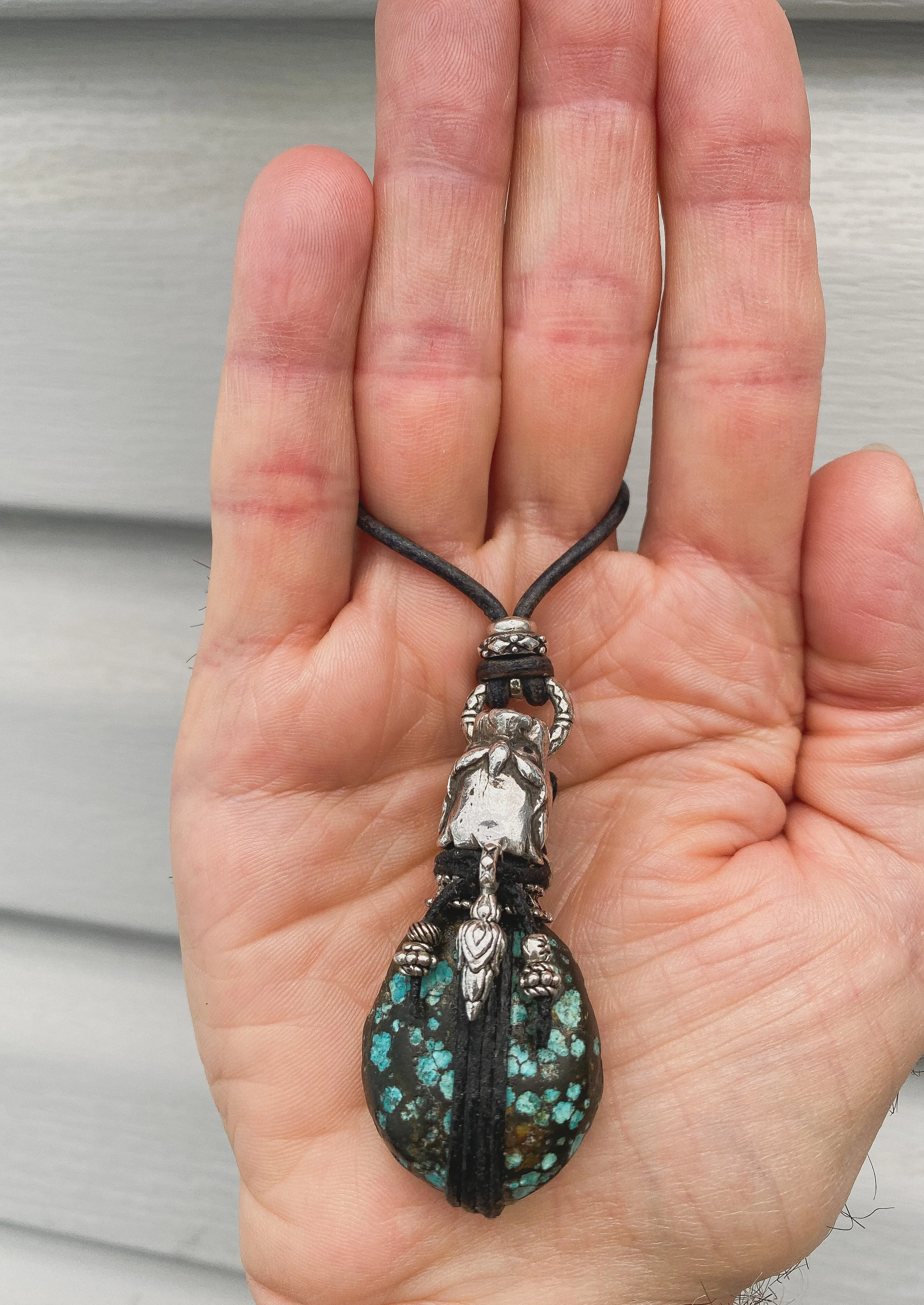 Turquoise Dragon Necklace