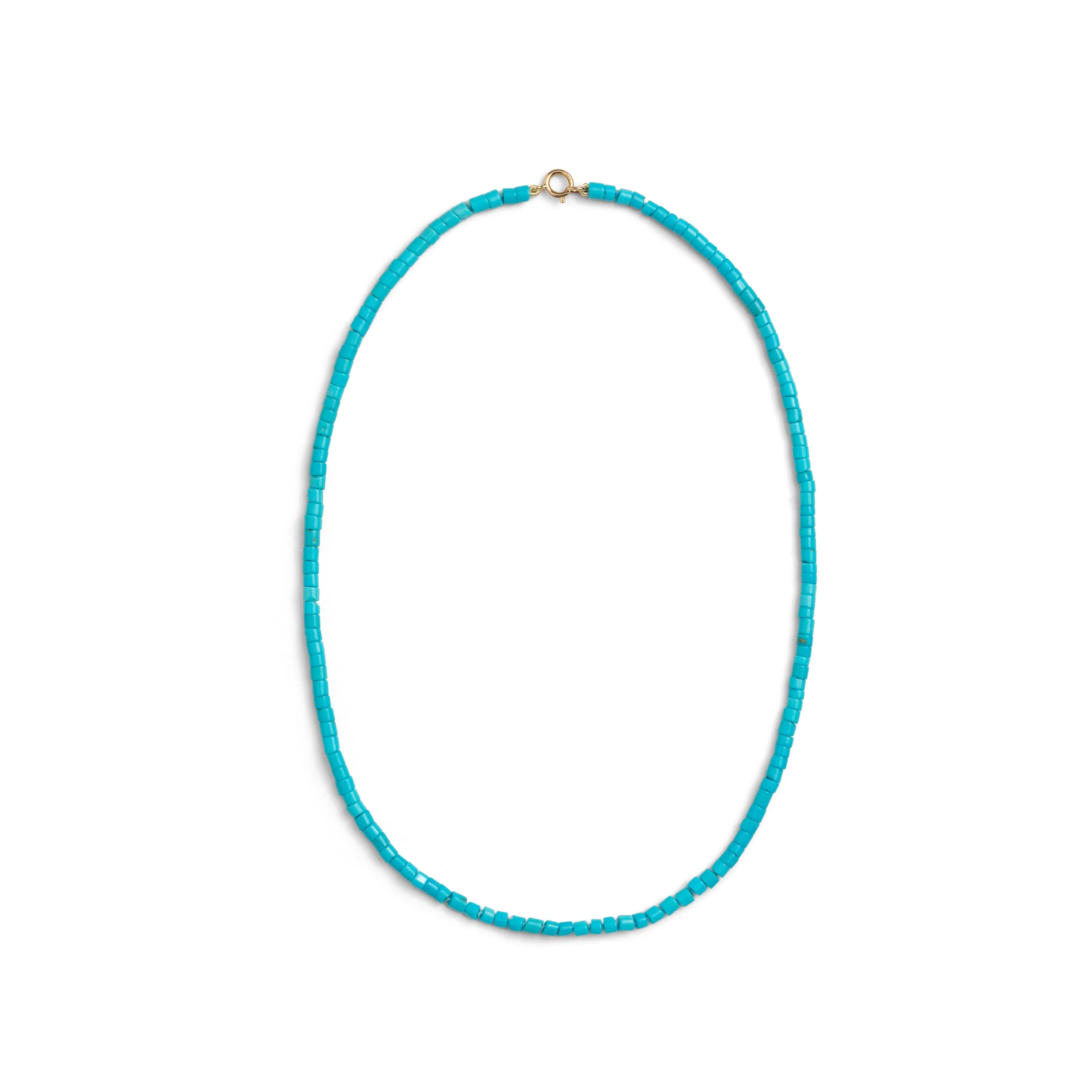 Turquoise Short Tubes Necklace