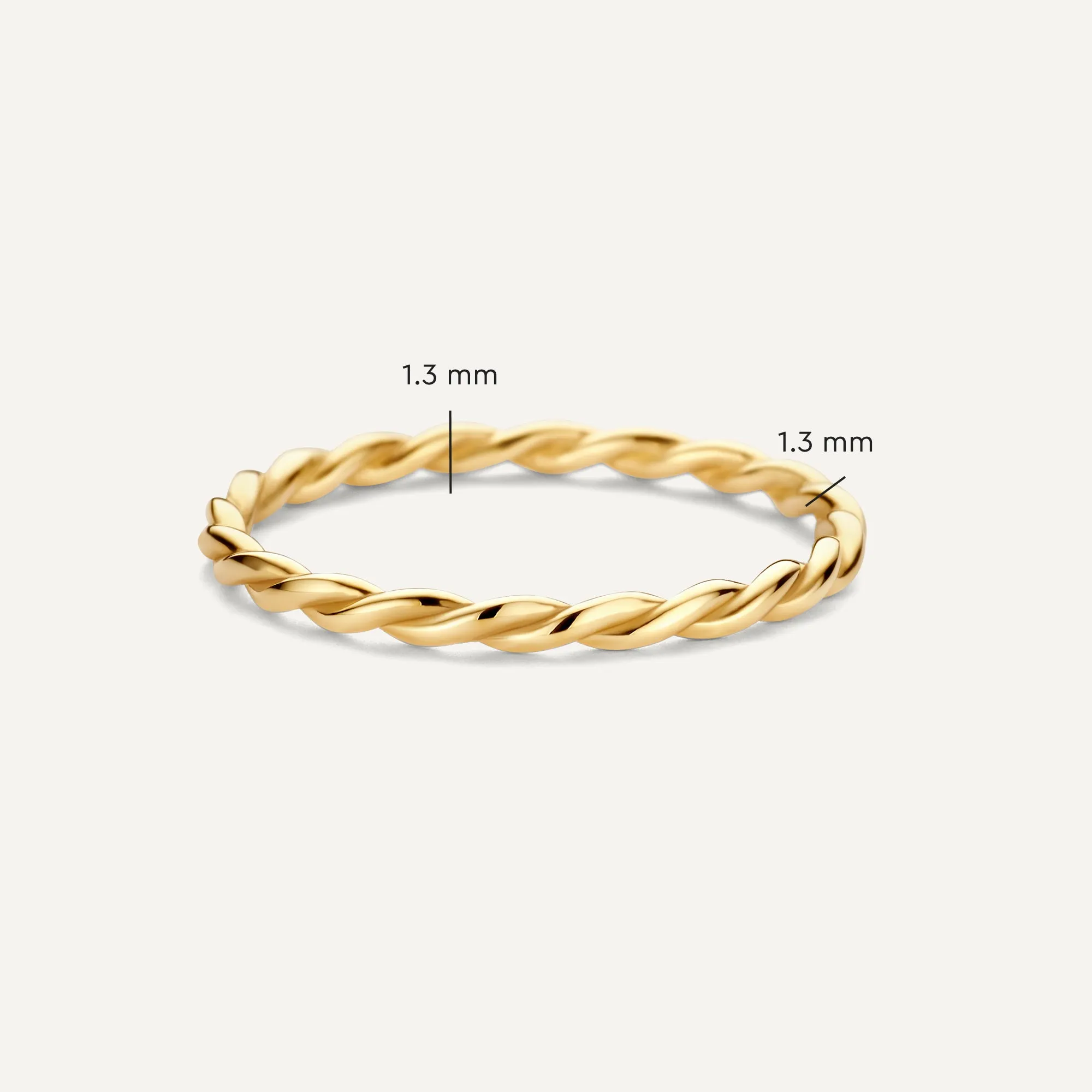Twisted Eternity Rings Set