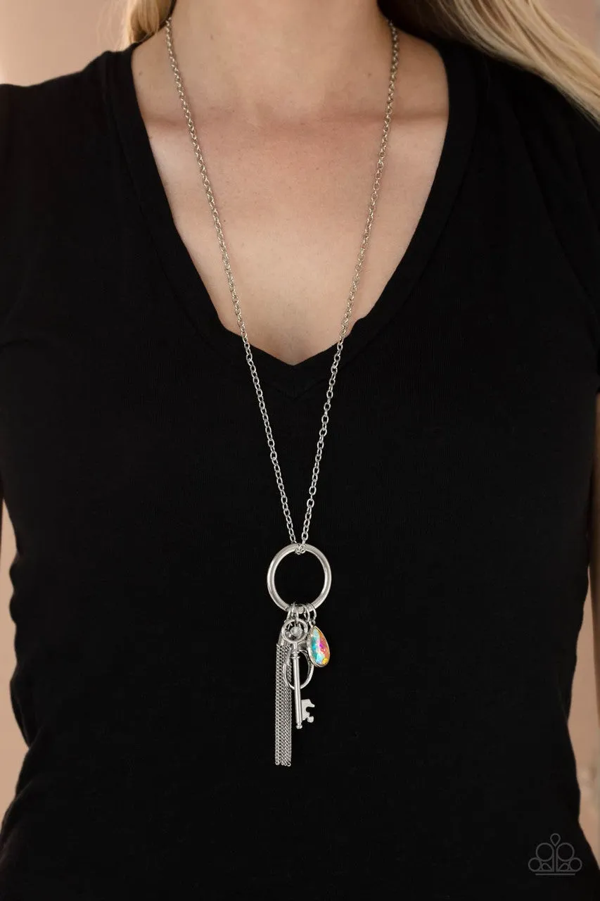 Unlock Your Sparkle Multi Paparazzi Lanyard Necklace