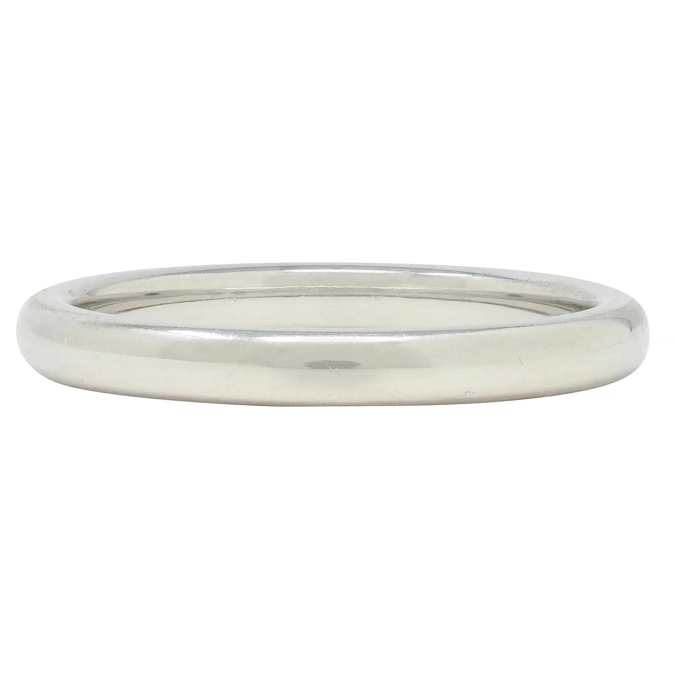 Van Cleef & Arpels Contemporary Platinum Wedding Stacking Band Ring