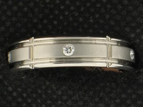 Verragio Mens Collection Platinum Wedding Band