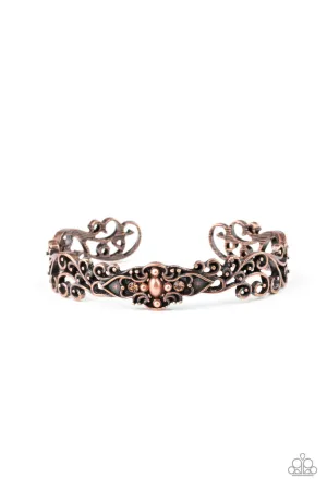 Victorian Vines Copper Paparazzi Bracelet