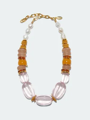 villa necklace - rose