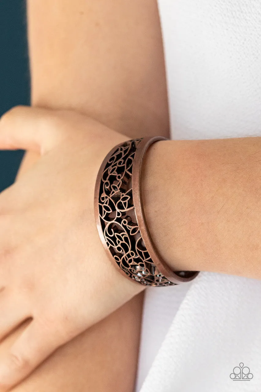 Vine Garden Copper Paparazzi Bracelet