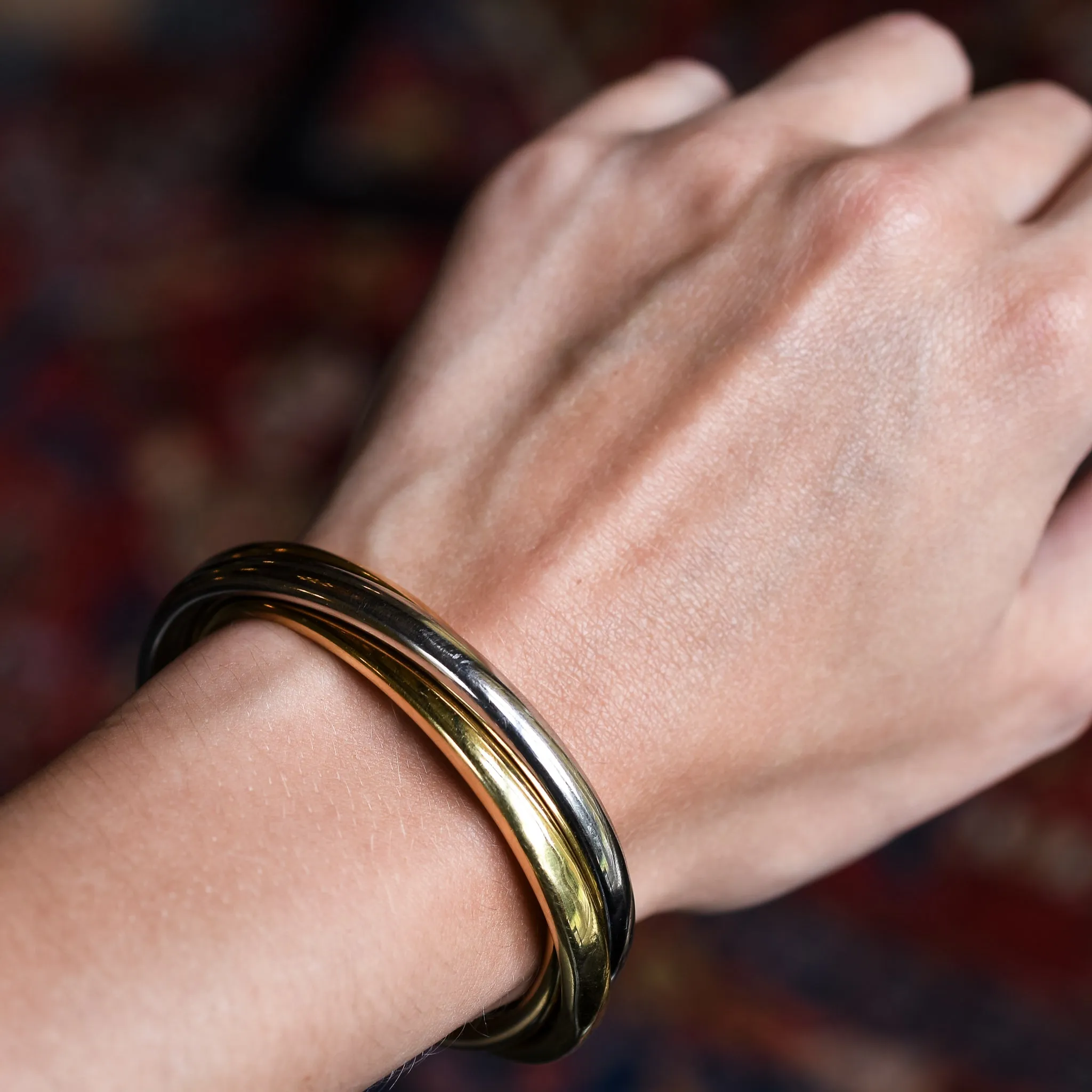 Vintage Cartier Trinity Cuff Bracelet