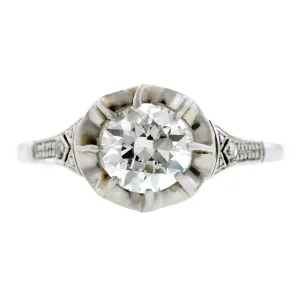 Vintage Diamond Engagement Ring, TRB 1.00ct