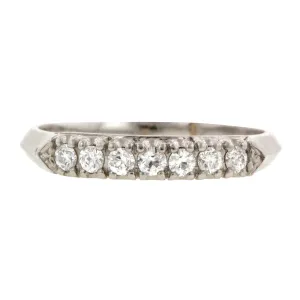 Vintage Diamond Wedding Band