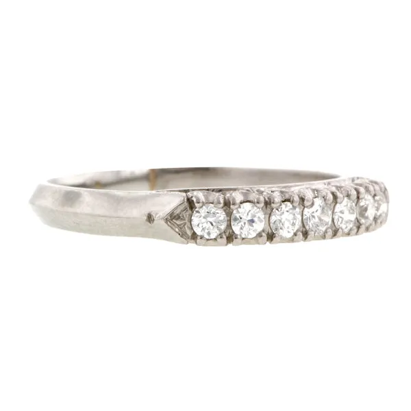 Vintage Diamond Wedding Band