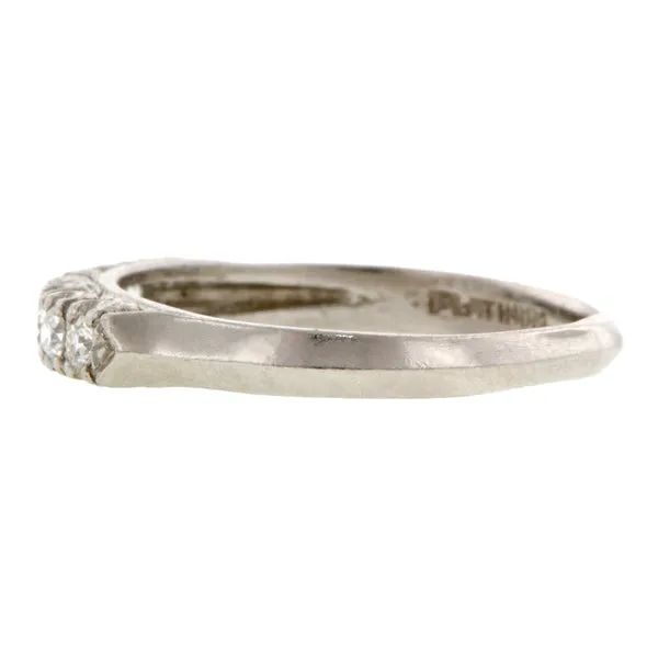 Vintage Diamond Wedding Band