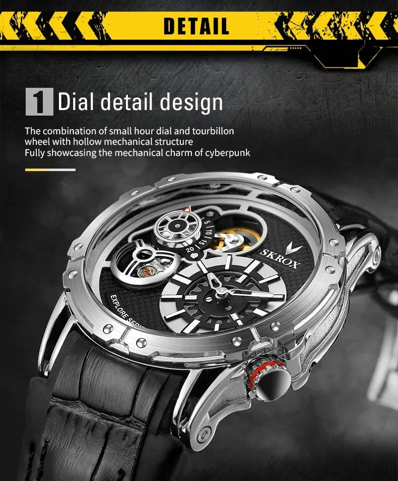 Vintage Dual Movements Automatic Military Wristwatch
