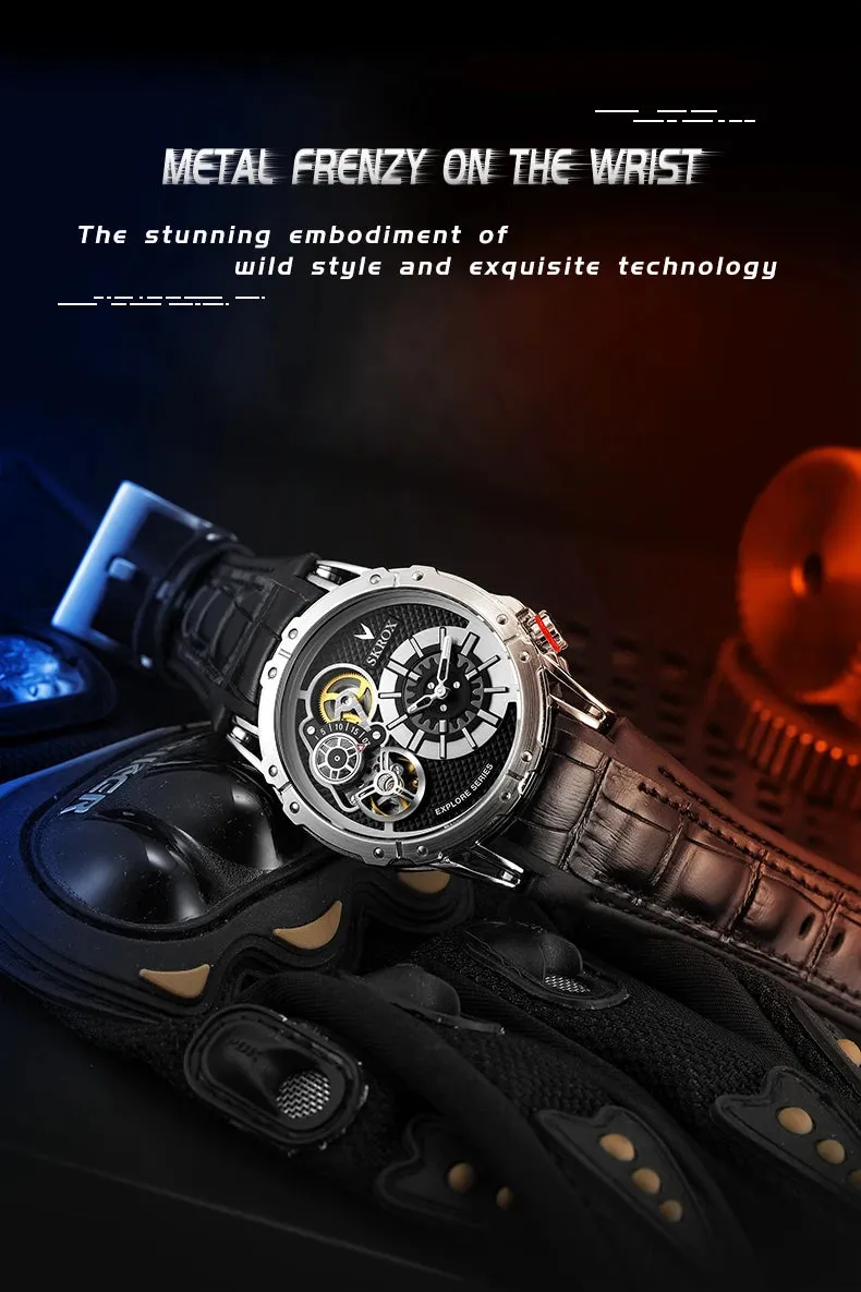 Vintage Dual Movements Automatic Military Wristwatch