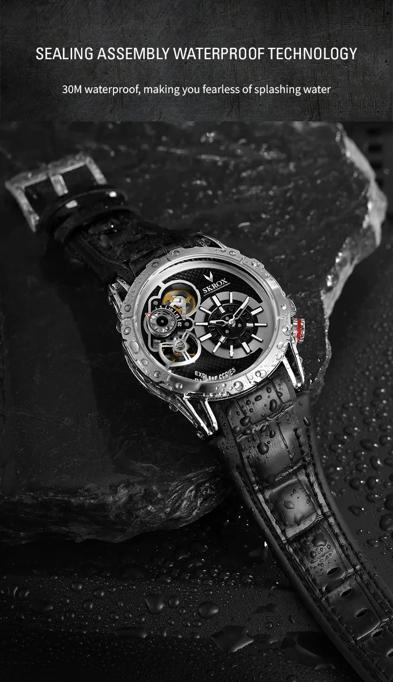 Vintage Dual Movements Automatic Military Wristwatch