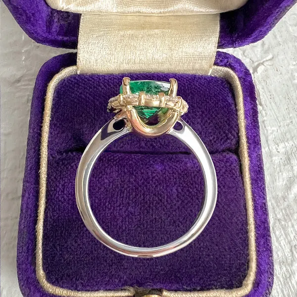 Vintage Emerald & Diamond Ring