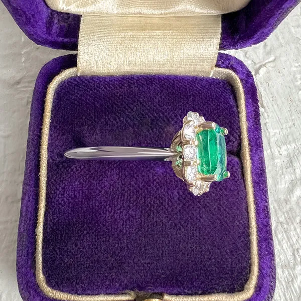 Vintage Emerald & Diamond Ring