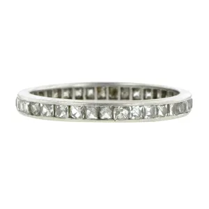 Vintage French Cut Eternity Band
