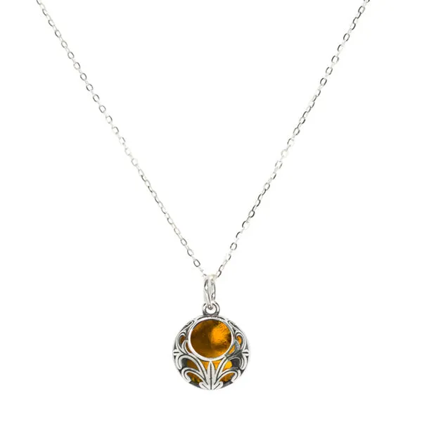 Vintage Lace Sterling Silver Necklace