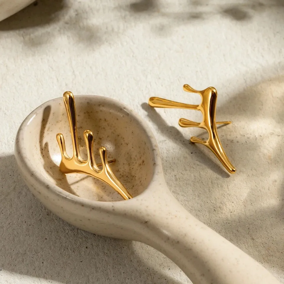 Vintage Liquid Drop Earrings