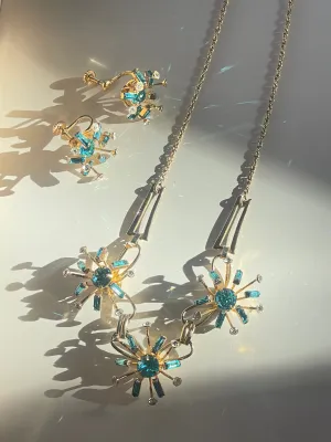 Vintage Necklace and Earrings set Bond Boyd in Sterling
