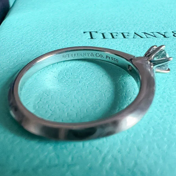 Vintage Tiffany & Co Engagement Ring, RBC 0.21ct.