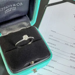 Vintage Tiffany & Co. Engagement Ring, RBC 0.23ct.