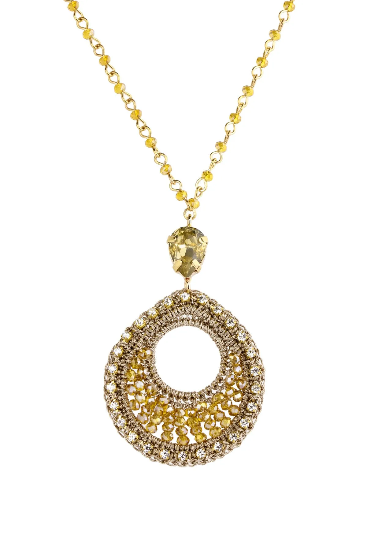 Vivaan Teardrop Pendant Neckla