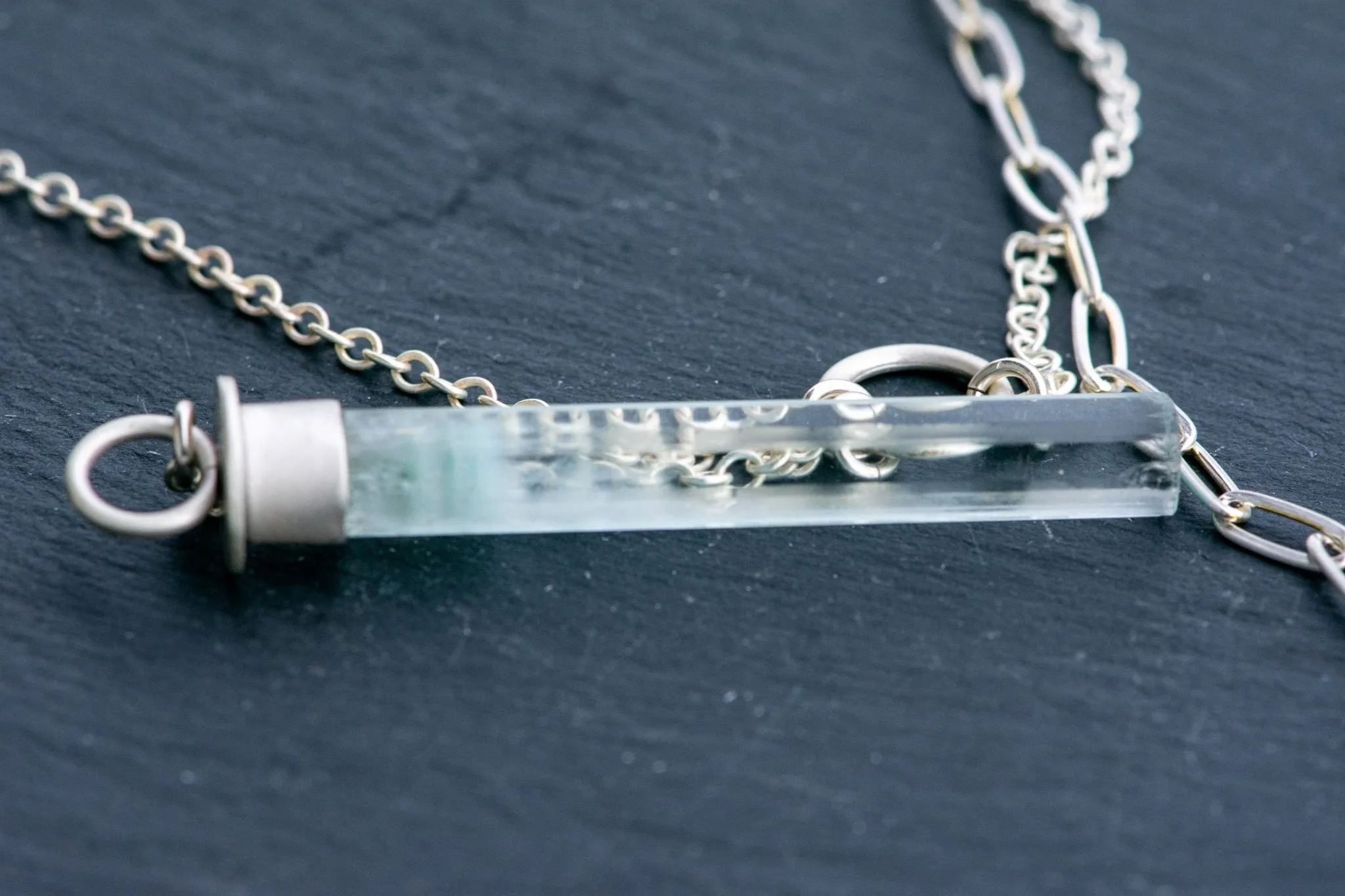 WHERE THE WILD THINGS ARE AQUAMARINE NECKLACE
