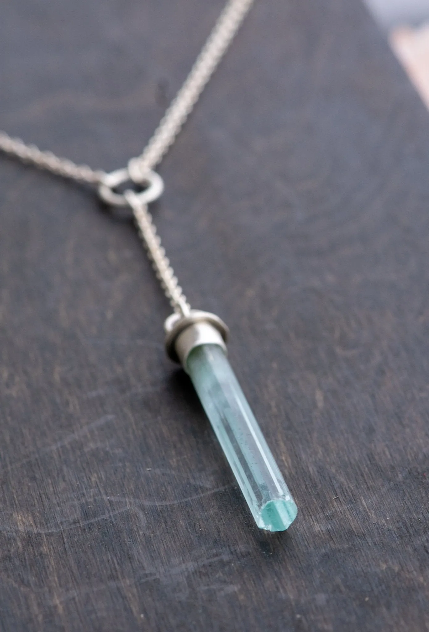 WHERE THE WILD THINGS ARE AQUAMARINE NECKLACE