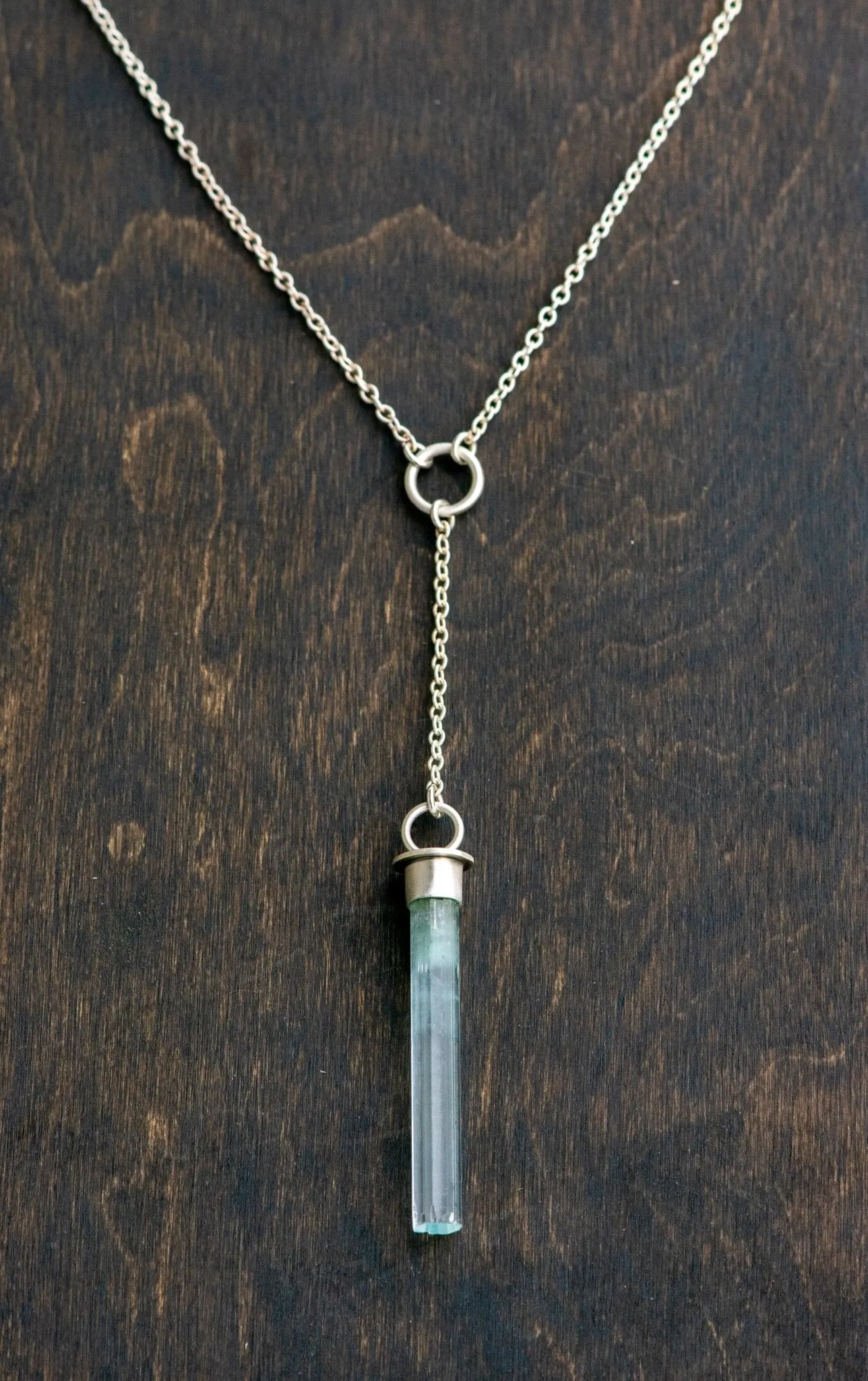 WHERE THE WILD THINGS ARE AQUAMARINE NECKLACE