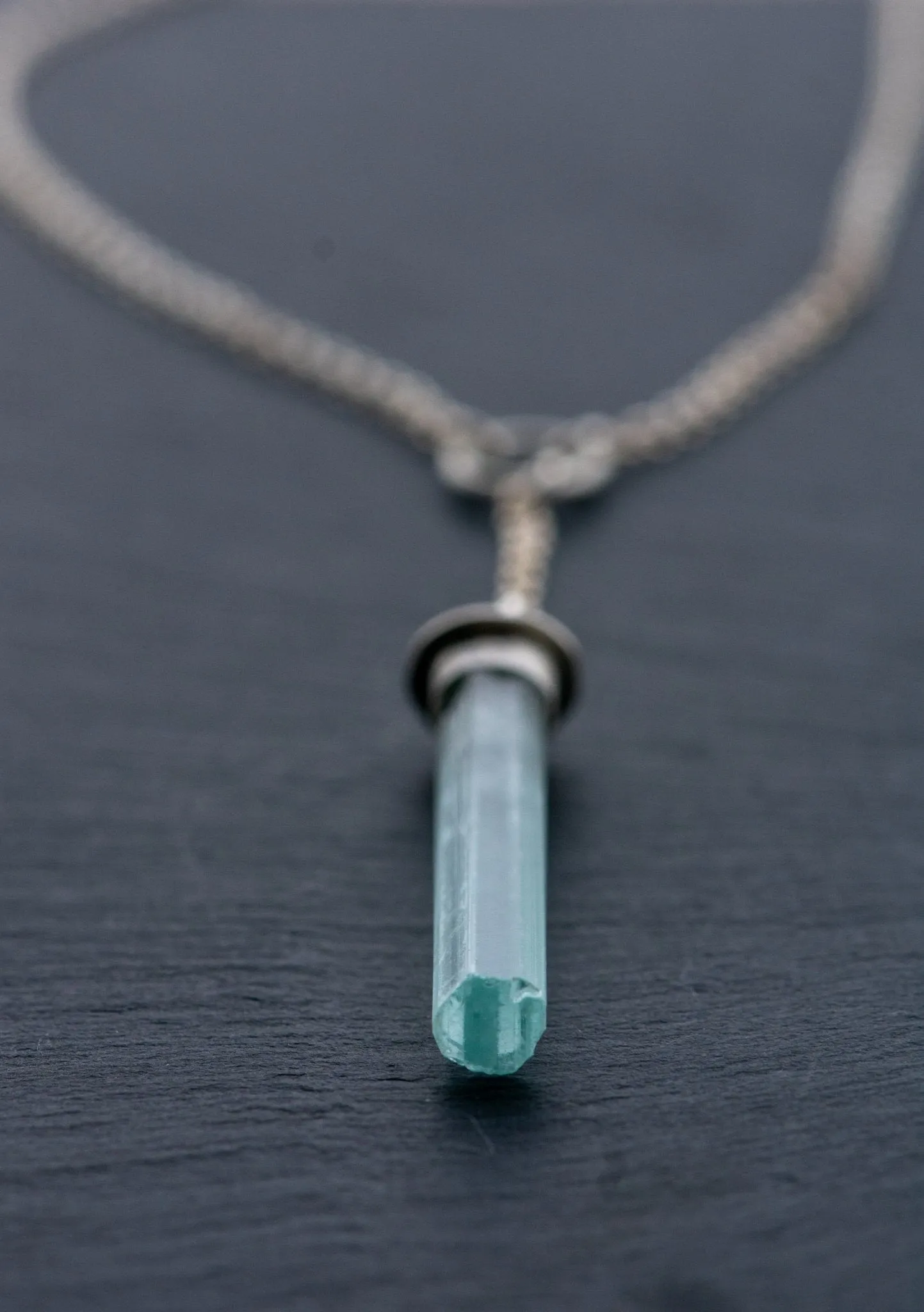 WHERE THE WILD THINGS ARE AQUAMARINE NECKLACE