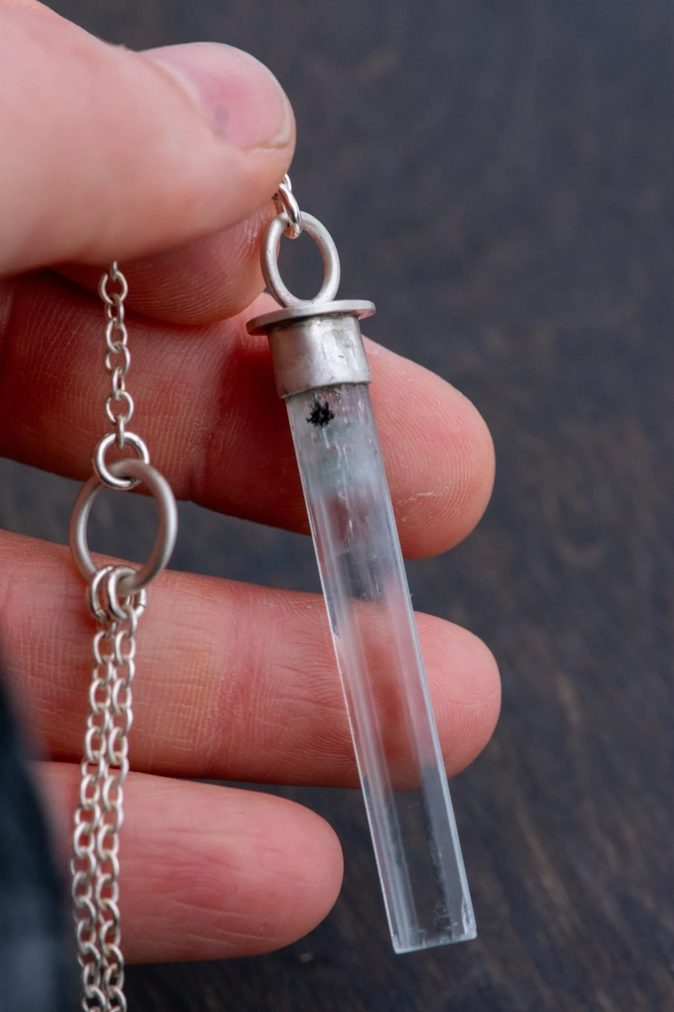 WHERE THE WILD THINGS ARE AQUAMARINE NECKLACE