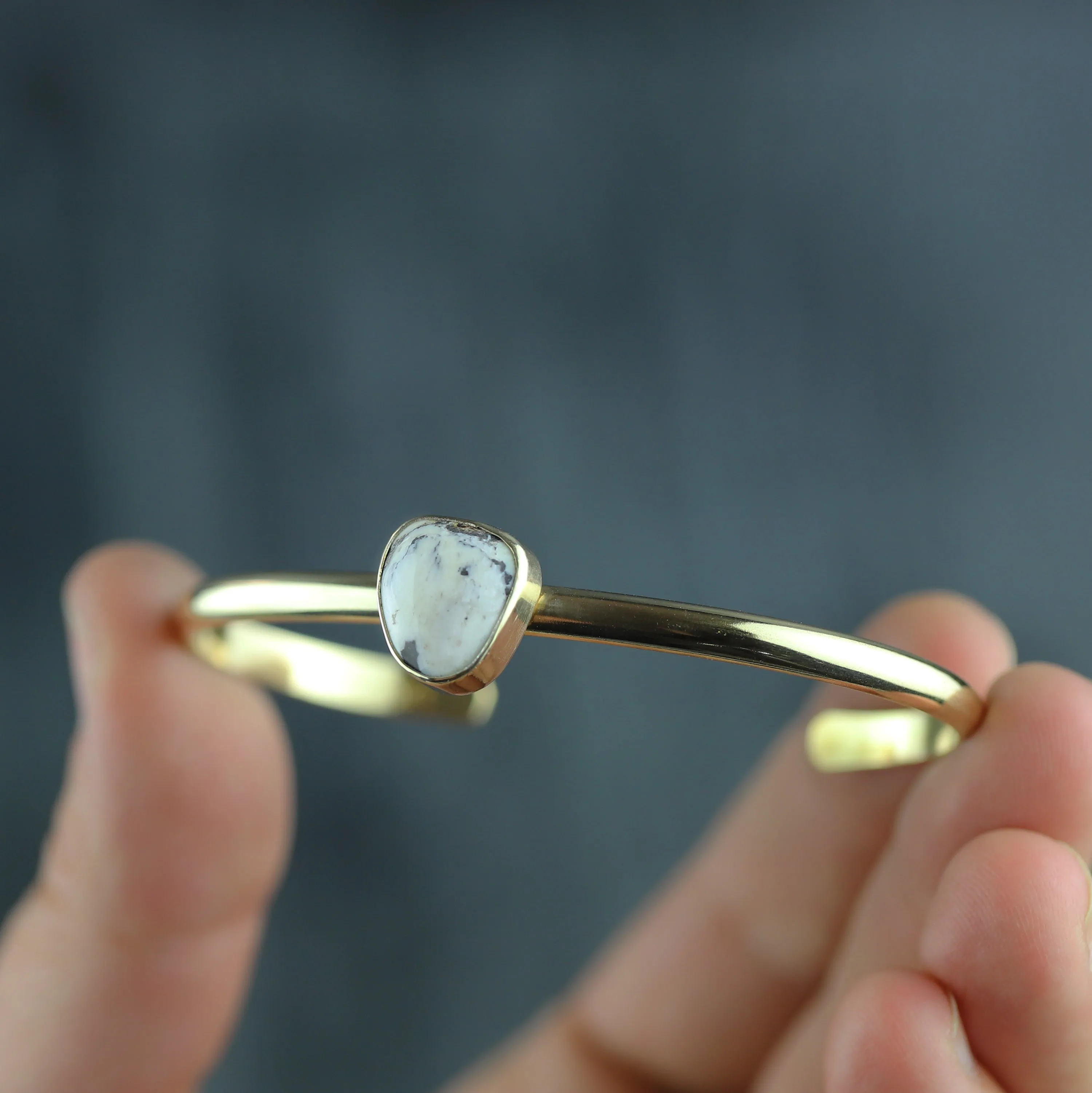 White Buffalo Stacking Cuff No.46