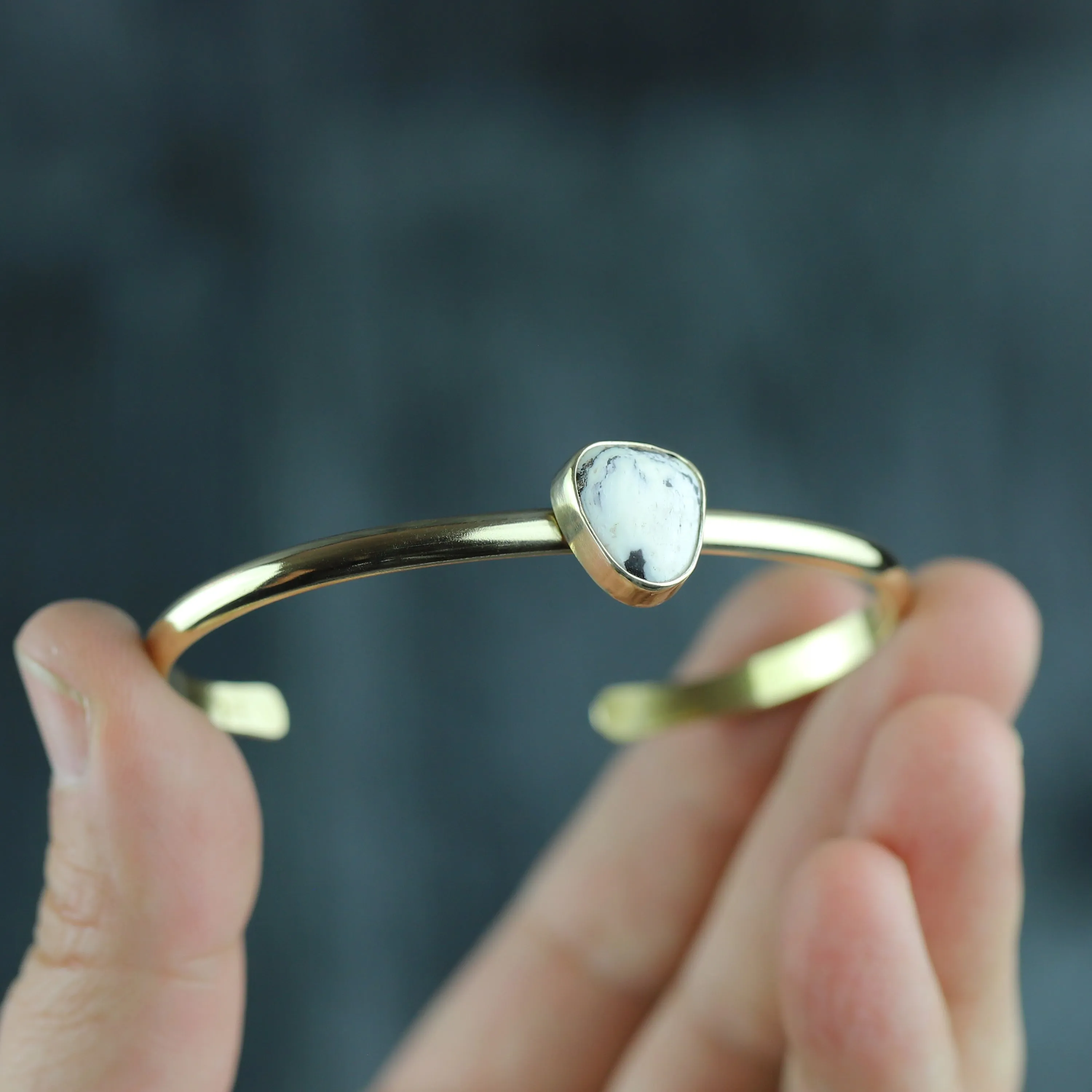 White Buffalo Stacking Cuff No.46
