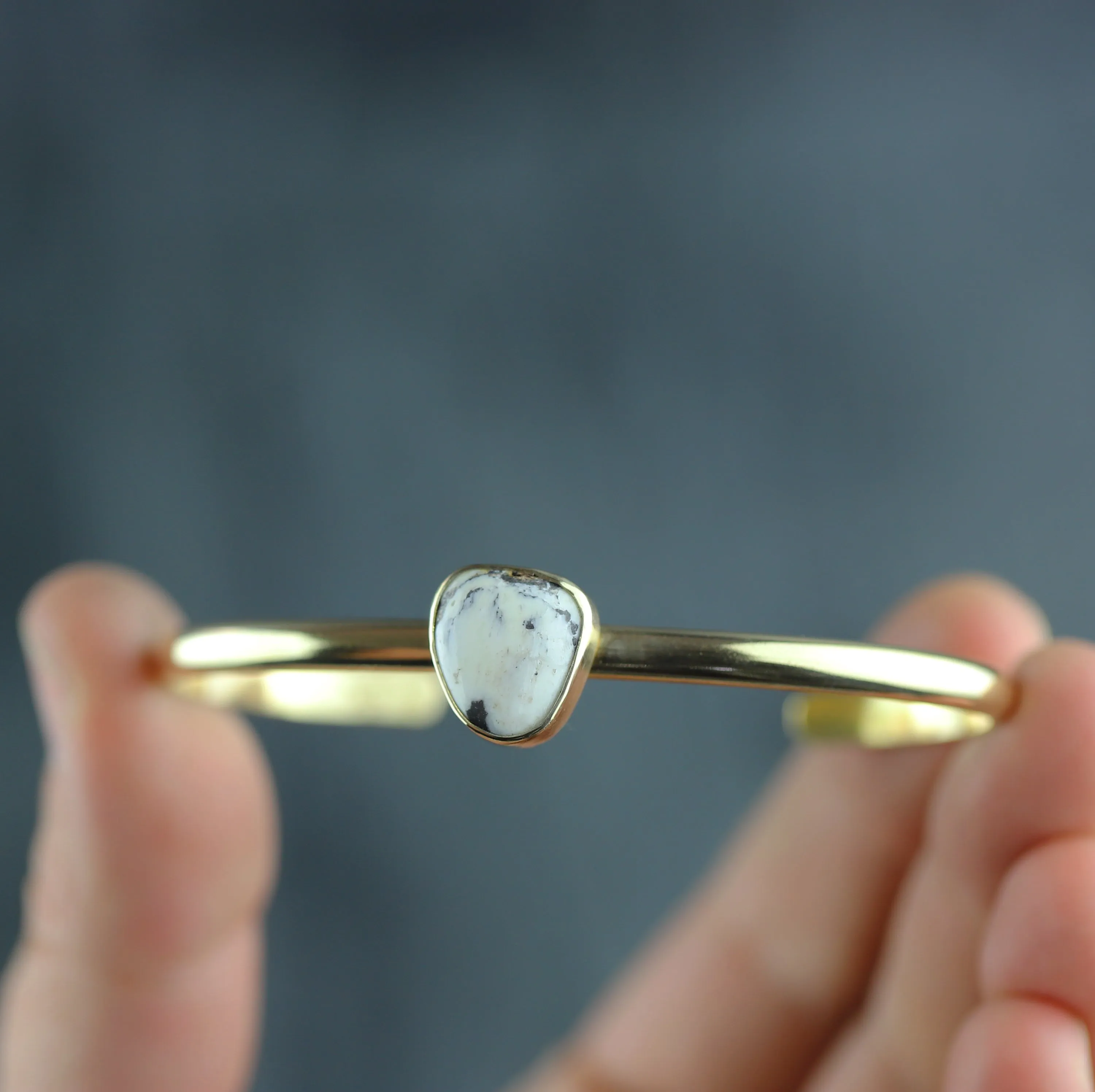 White Buffalo Stacking Cuff No.46