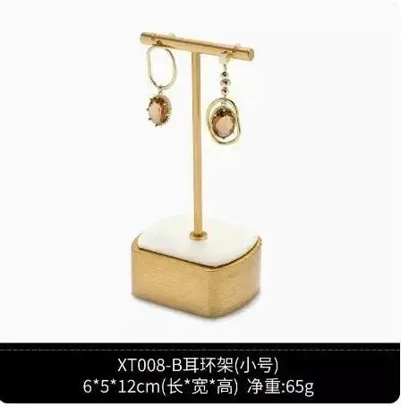 White microfiber jewelry display props, rings, necklaces, earrings, bracelets, counters, window jewelry display racks