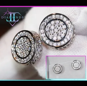 Womens Diamond Ear Studs | Mens Diamond Ear Studs | Ear Studs | Iced Out Ear Studs
