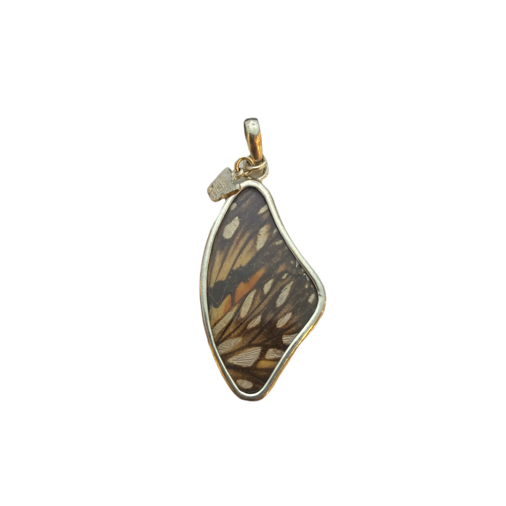 Yolanda Ormachea Medium  Butterfly Wing Pendant