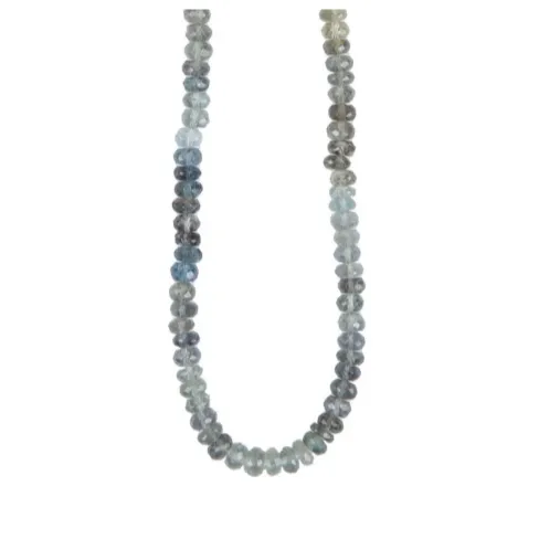 Zahava Heirlooms Moss Aqua Beaded Necklace