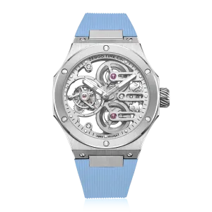 ZEROO T8 THE ORION FULL SKELETON TOURBILLONMANUAL TOURBILLON WATCH FOR GENTS - ZT008SWLB