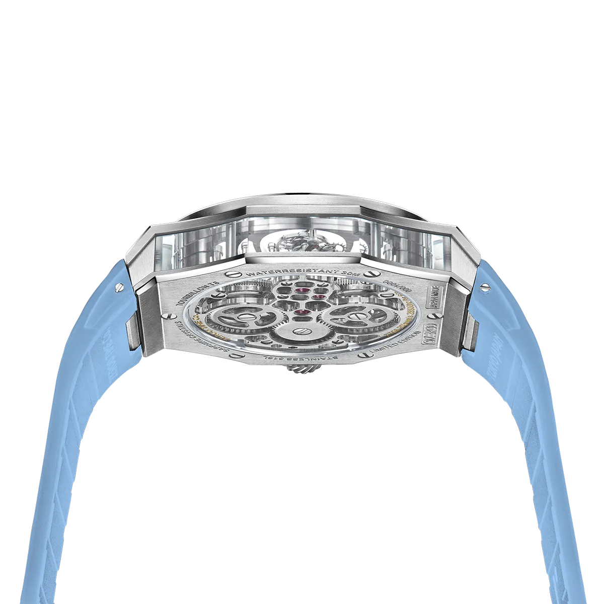 ZEROO T8 THE ORION FULL SKELETON TOURBILLONMANUAL TOURBILLON WATCH FOR GENTS - ZT008SWLB